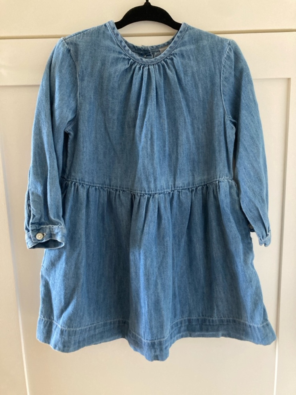 PRIMARY Denim Babydoll play Dress 2t